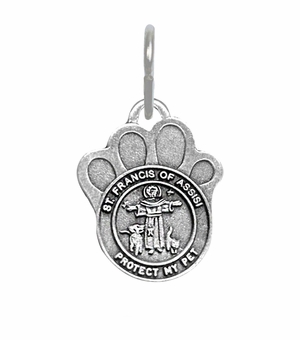 St. Francis Xavier 3/4 Inch Pewter Medal With Prayer Card And 24" Chain